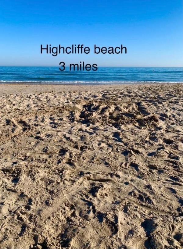 Forest Beach Bashley Park Sway Eksteriør billede
